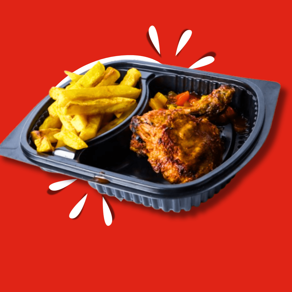 8. GRILLED CHICKEN 1/4 (Portion Inclusive Of Chips/potatoes,sauce)